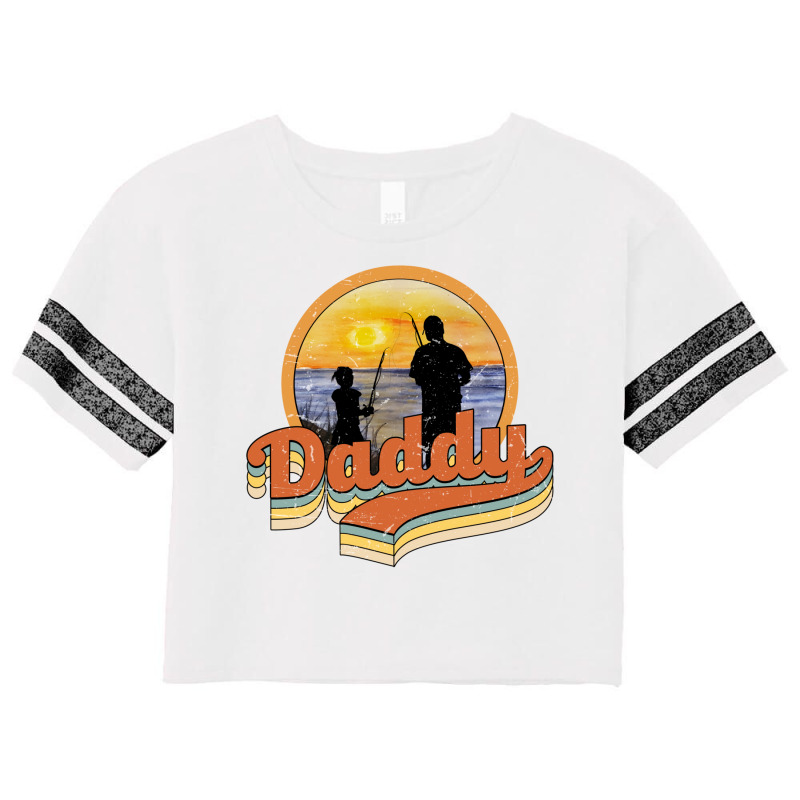 Go To Fish With Daddy Scorecard Crop Tee by palerviivug | Artistshot