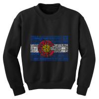 Hot Trend Colorado Fourteeners State Flag 14er Youth Sweatshirt | Artistshot