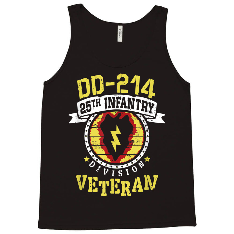 25th Infantry Division Patch Tropic Lightning Dd-214 Veteran Tank Top by ALFREDMCGOWAN | Artistshot