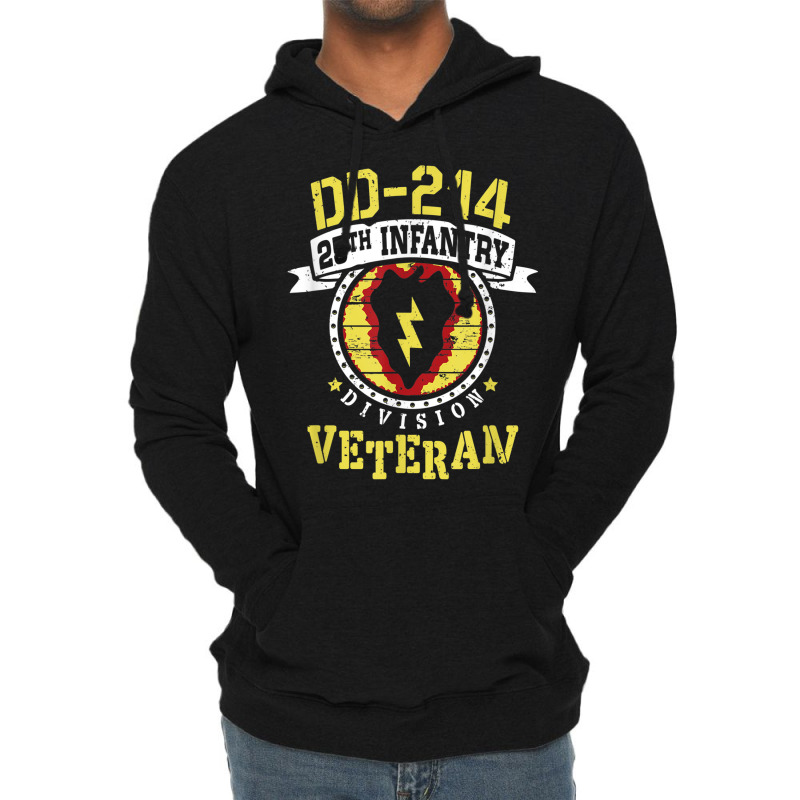 25th Infantry Division Patch Tropic Lightning Dd-214 Veteran Lightweight Hoodie by ALFREDMCGOWAN | Artistshot