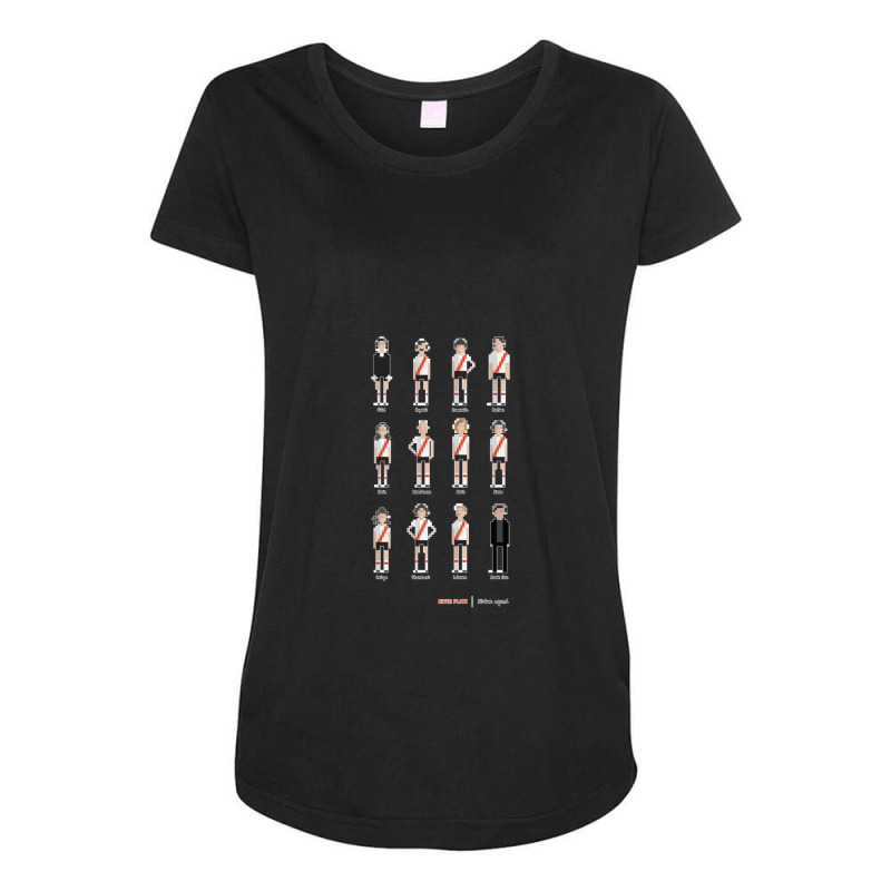 River Plate Allime Squad Maternity Scoop Neck T-shirt by ANDREACOOPERSMITH | Artistshot