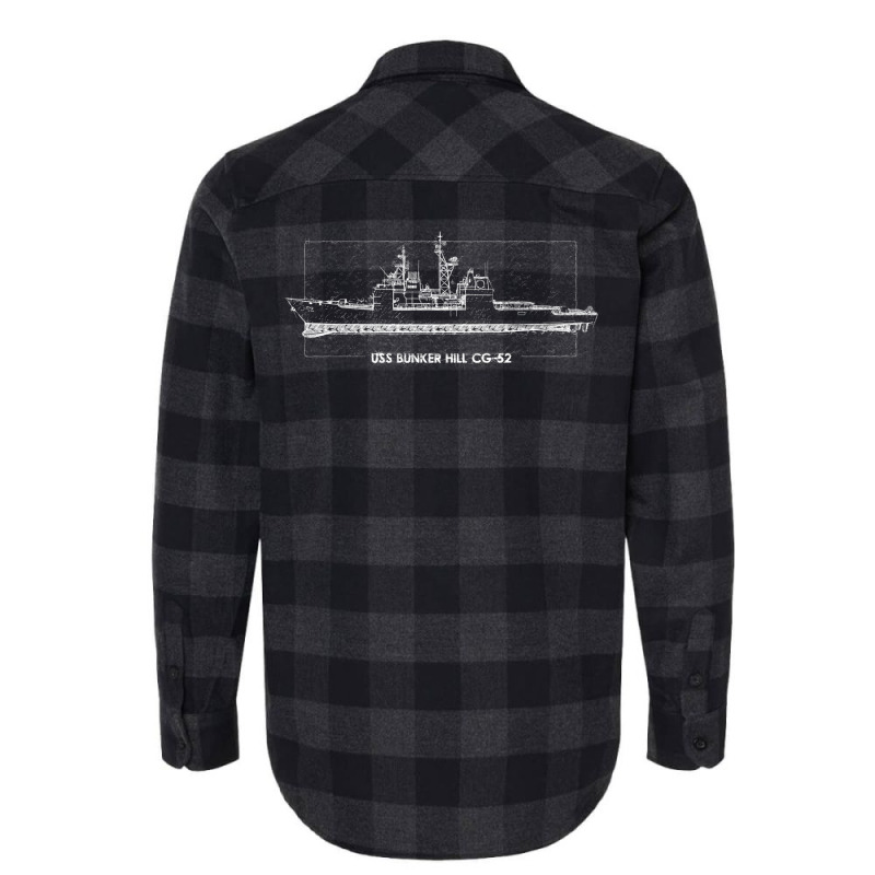 Uss Bunker Hill Cg52 Humor Flannel Shirt by kkeyooyimmie | Artistshot