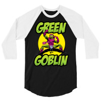 The Green Goblin Music 3/4 Sleeve Shirt | Artistshot