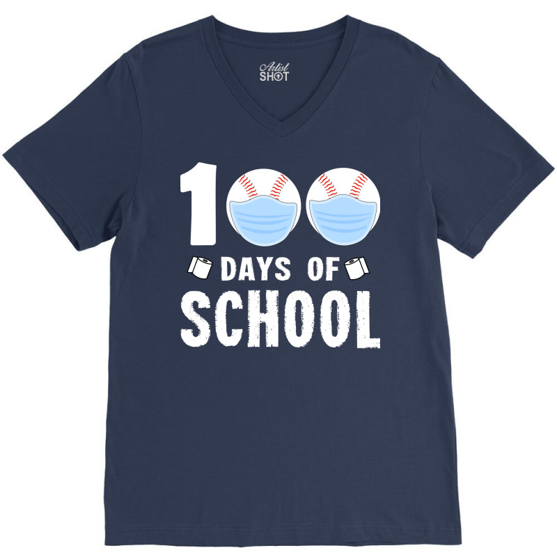 100th Days Of School Tumblr V-neck Tee | Artistshot