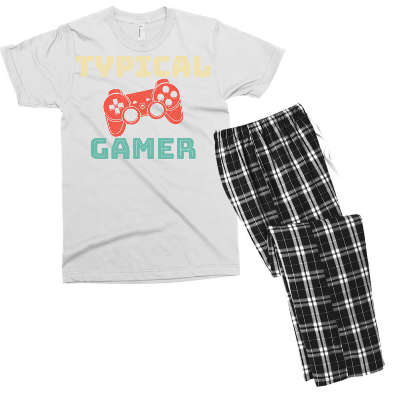 Typical Gamer Boy Men's T-shirt Pajama Set by inkidimerk | Artistshot