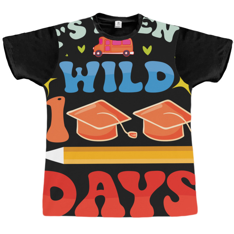 Its Been A Wild 100 Days Cute Graphic T-shirt by jhanasuttal | Artistshot