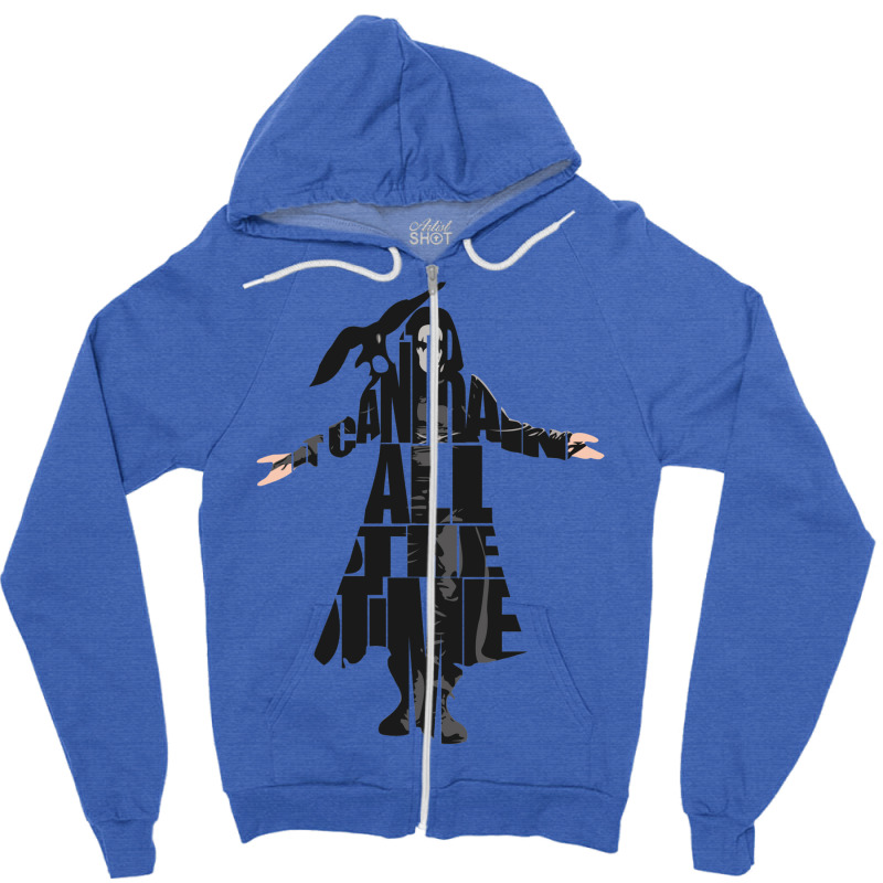 The Crow 4 Zipper Hoodie by omonovwomgm | Artistshot