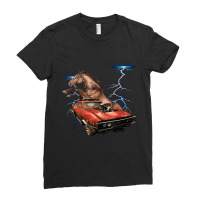 American Muscle Cars - Thunderstorm Car - Auto Mechanic Gift Ladies Fitted T-shirt | Artistshot