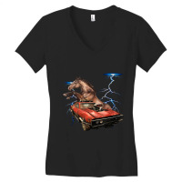 American Muscle Cars - Thunderstorm Car - Auto Mechanic Gift Women's V-neck T-shirt | Artistshot