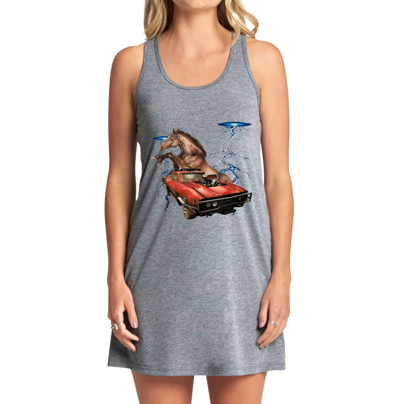 American Muscle Cars - Thunderstorm Car - Auto Mechanic Gift Tank Dress by DanaMarieDeLosSantos | Artistshot