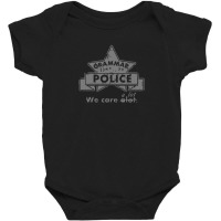 Grammar Police Baby Bodysuit | Artistshot