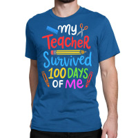 100 Days Of School Student Cute Classic T-shirt | Artistshot