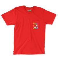 100 Days Of School Red 80s Pocket T-shirt | Artistshot