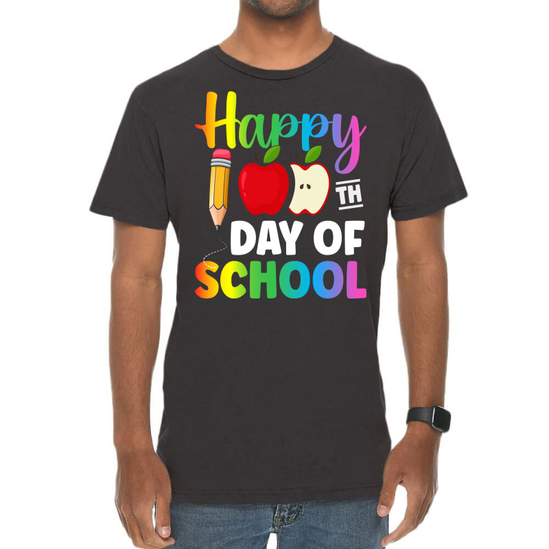 100 Days Of School Red 80s Vintage T-shirt | Artistshot