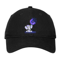 Hot Trend Osteogenesis Imperfecta Awareness Cute Elephant Sunflower Bl Adjustable Cap | Artistshot