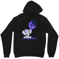 Hot Trend Osteogenesis Imperfecta Awareness Cute Elephant Sunflower Bl Unisex Hoodie | Artistshot