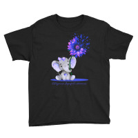 Hot Trend Osteogenesis Imperfecta Awareness Cute Elephant Sunflower Bl Youth Tee | Artistshot