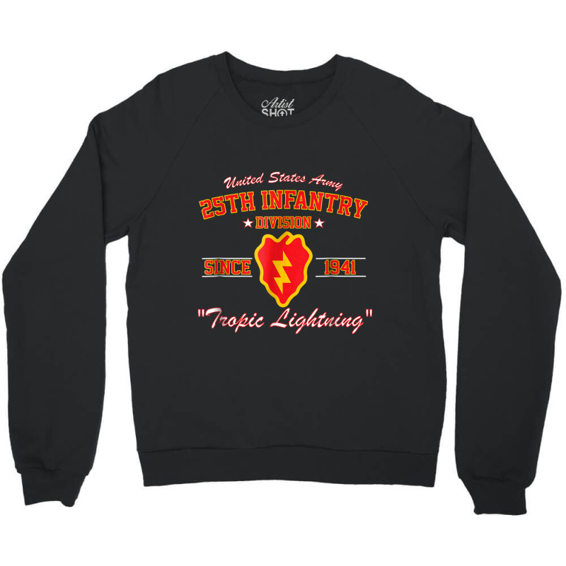 25th Infantry Division Shirt004 Crewneck Sweatshirt by ALFREDMCGOWAN | Artistshot