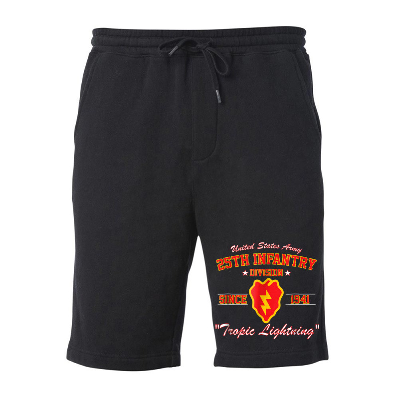 25th Infantry Division Shirt004 Fleece Short by ALFREDMCGOWAN | Artistshot