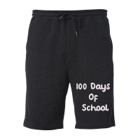 100 Days Of School Summer Fleece Short | Artistshot