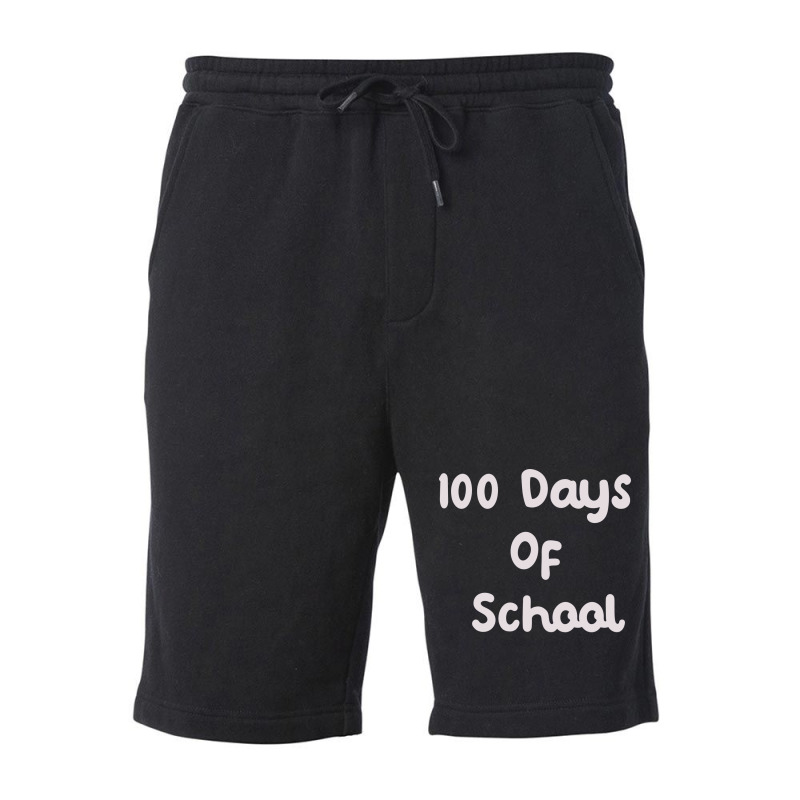 100 Days Of School Summer Fleece Short | Artistshot