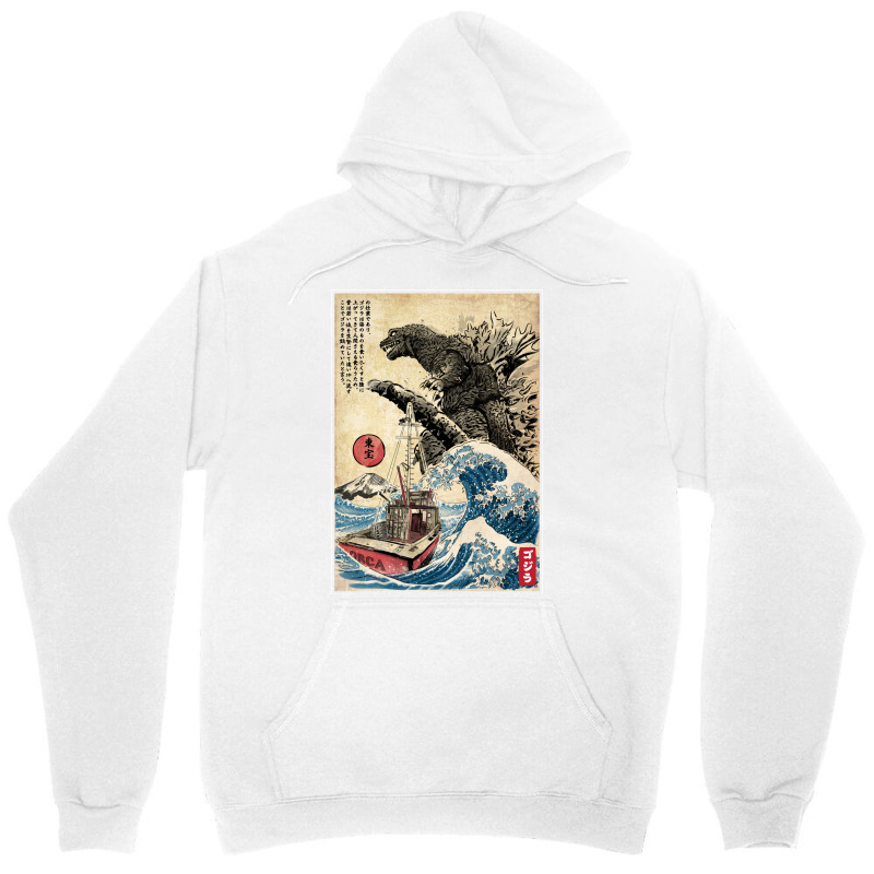 Orca In Japan Woodblock Nature Unisex Hoodie | Artistshot