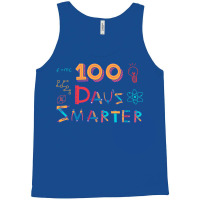 100 Days Smarter Blue Tank Top | Artistshot