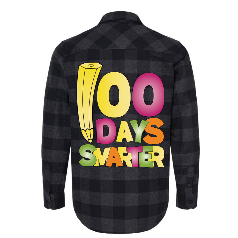 100 Days Smarter Funny Stars Flannel Shirt | Artistshot