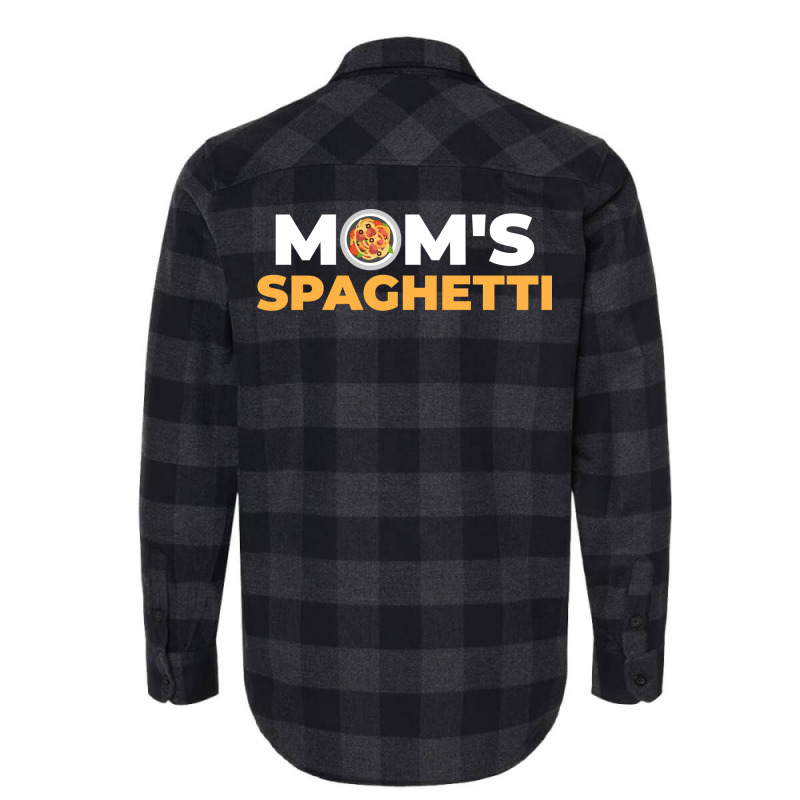 Moms Spaghetti Funny Pasta Gift Girl Flannel Shirt by koyunsnoerw | Artistshot