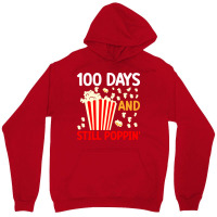 100th Day Of School 100 Days And Still Poppin Green Unisex Hoodie | Artistshot