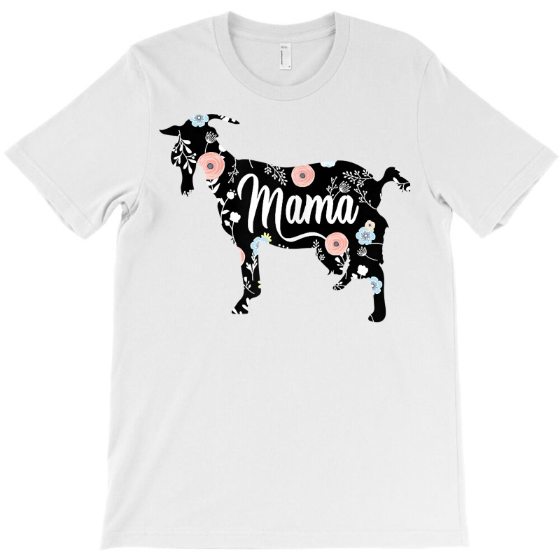 Womens Mama Goat Floral T Shirt Mom Lover Mother Grandma Gift T-shirt | Artistshot