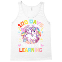 100th Day Of School Unicorn Girls 100 Days Of School Yellow Tank Top | Artistshot