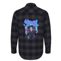 Ghost - Impera Hypnosis Long Sleeve Flannel Shirt | Artistshot