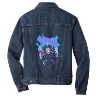 Ghost - Impera Hypnosis Long Sleeve Men Denim Jacket | Artistshot