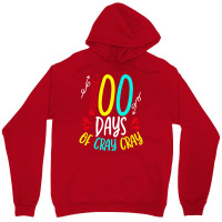 Funny 100 Days Of School Sayings 100 Days Of Cray Cray Cute Unisex Hoodie | Artistshot