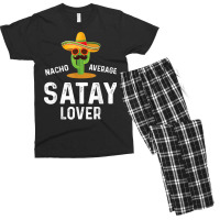 Mens Nacho Average Satay Lover Chicken Meat Indonesia T Shirt Men's T-shirt Pajama Set | Artistshot