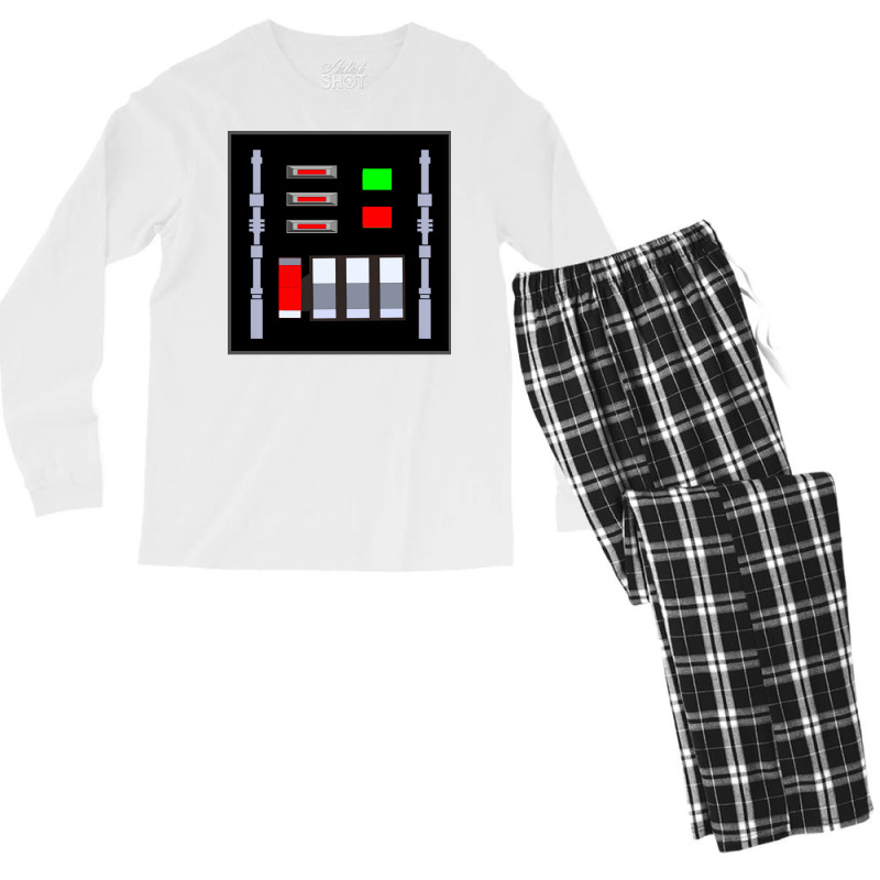 Vader Darth Tee Chest Plate Travel Men's Long Sleeve Pajama Set by koyunsnoerw | Artistshot