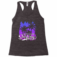 California Surfing Paradise,california Surfing Racerback Tank | Artistshot