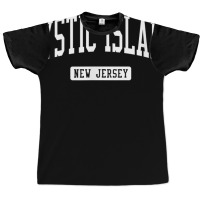 Mystic Island New Jersey Nj Vintage Athletic Sports Design T Shirt Graphic T-shirt | Artistshot