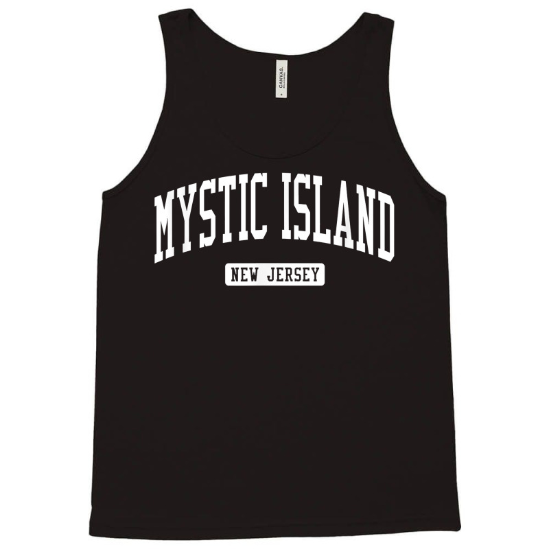 Mystic Island New Jersey Nj Vintage Athletic Sports Design T Shirt Tank Top by araceliphexy | Artistshot