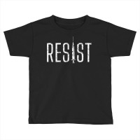 Resist Anti-vax No Forced Vaccination Mandate Toddler T-shirt | Artistshot