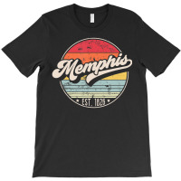 Hot Trend Retro Memphis Tn Home City 70s Style Sunset T-shirt | Artistshot