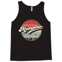 Hot Trend Retro Memphis Tn Home City 70s Style Sunset Tank Top | Artistshot