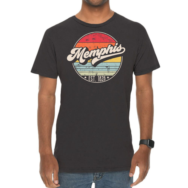 Hot Trend Retro Memphis Tn Home City 70s Style Sunset Vintage T-Shirt by haodinhvan1 | Artistshot