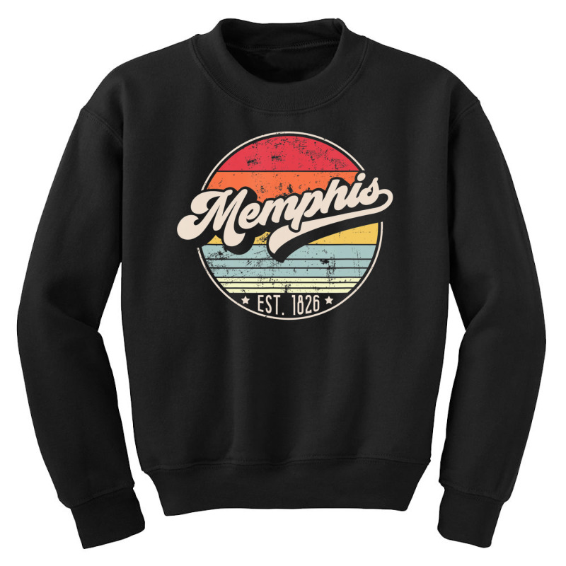 Hot Trend Retro Memphis Tn Home City 70s Style Sunset Youth Sweatshirt by haodinhvan1 | Artistshot