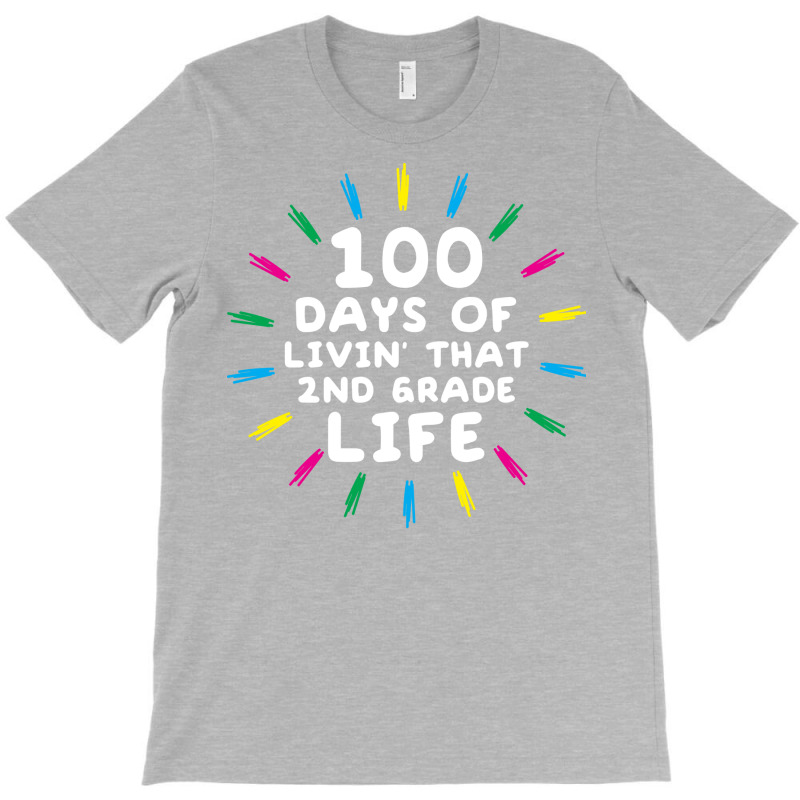 100 Days Of School 2nd Grade Second Grader Trending T-shirt | Artistshot