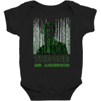 Limited Edition Matrix The One - Mr. Anderson Baby Bodysuit | Artistshot