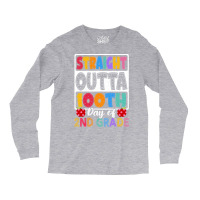 Straight 100th Day Of 2nd Grade Happy 100 Days Of School Long Sleeve Shirts | Artistshot