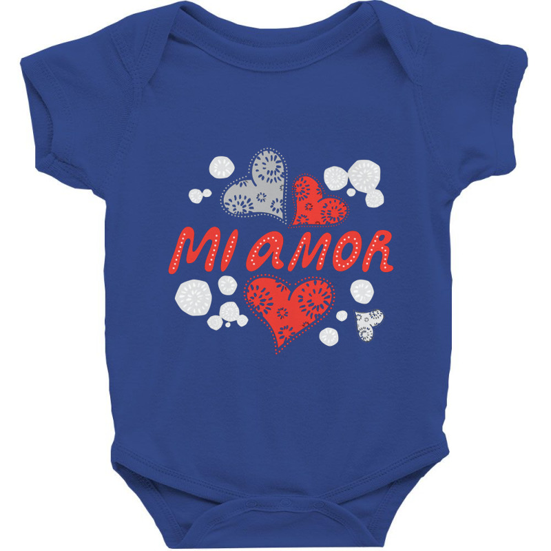 Mi Amor   Mi Amor Baby Bodysuit by kiranimud | Artistshot