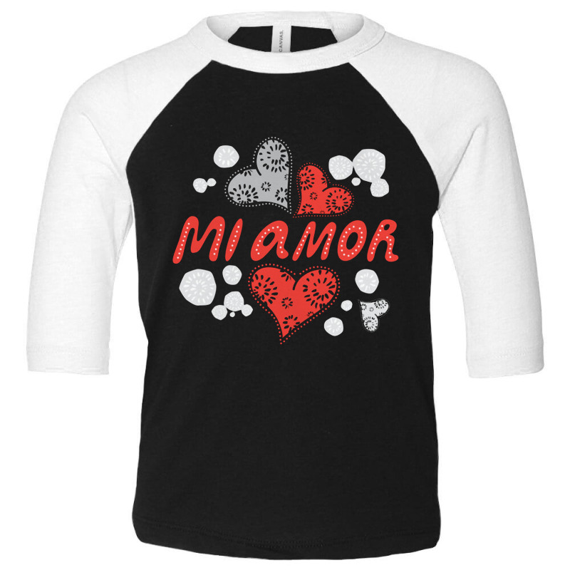 Mi Amor   Mi Amor Toddler 3/4 Sleeve Tee by kiranimud | Artistshot